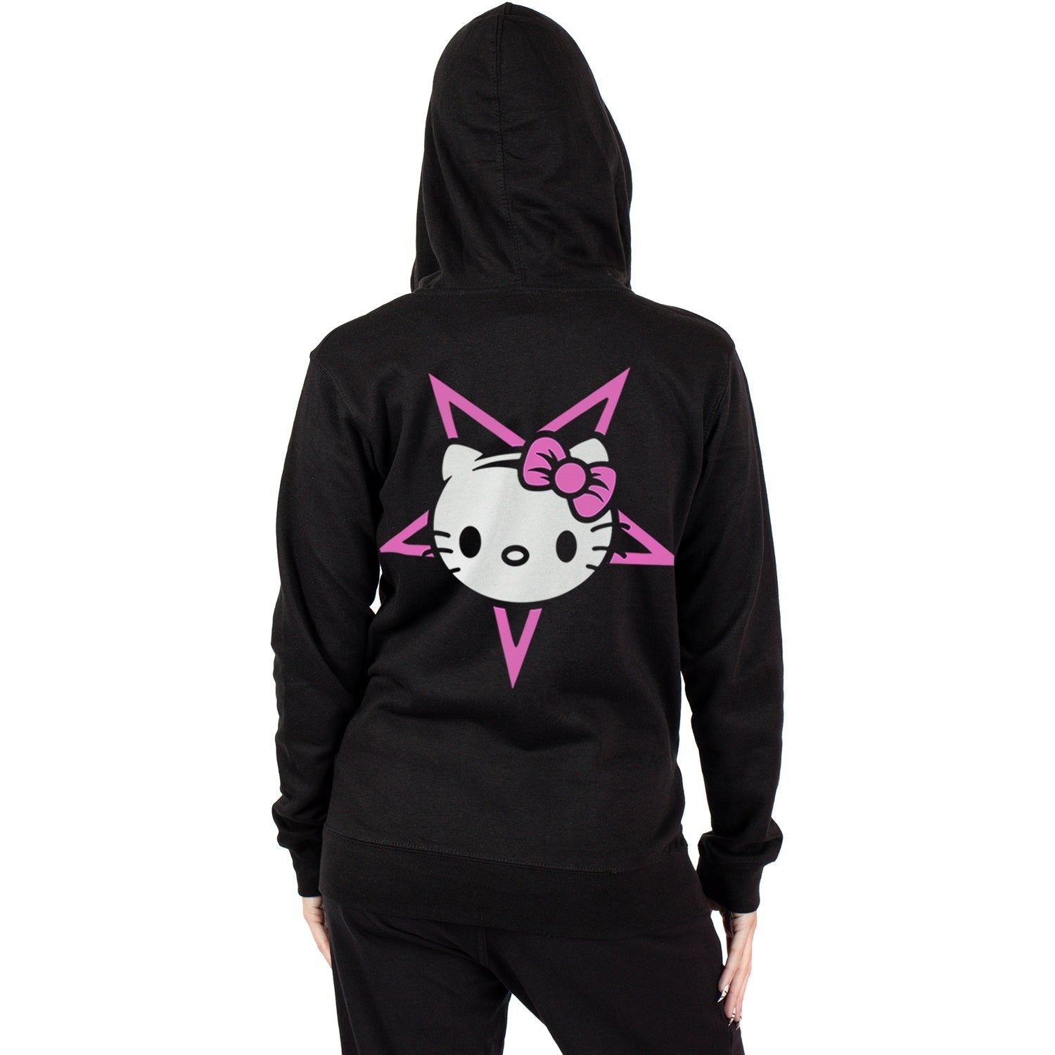 Goth hello fashion kitty Hoodie