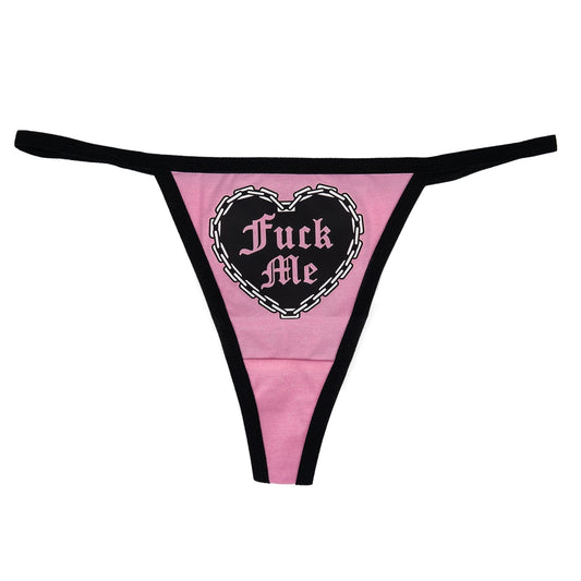 F Me Pink Thong Underwear