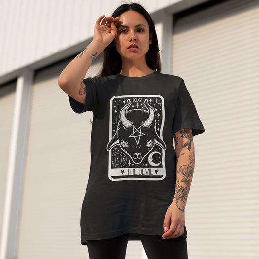 The Devil Baby Goat Tarot Card Unisex Tee