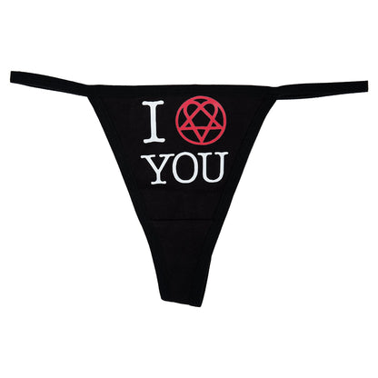 Sous-vêtements string pentagramme satanique