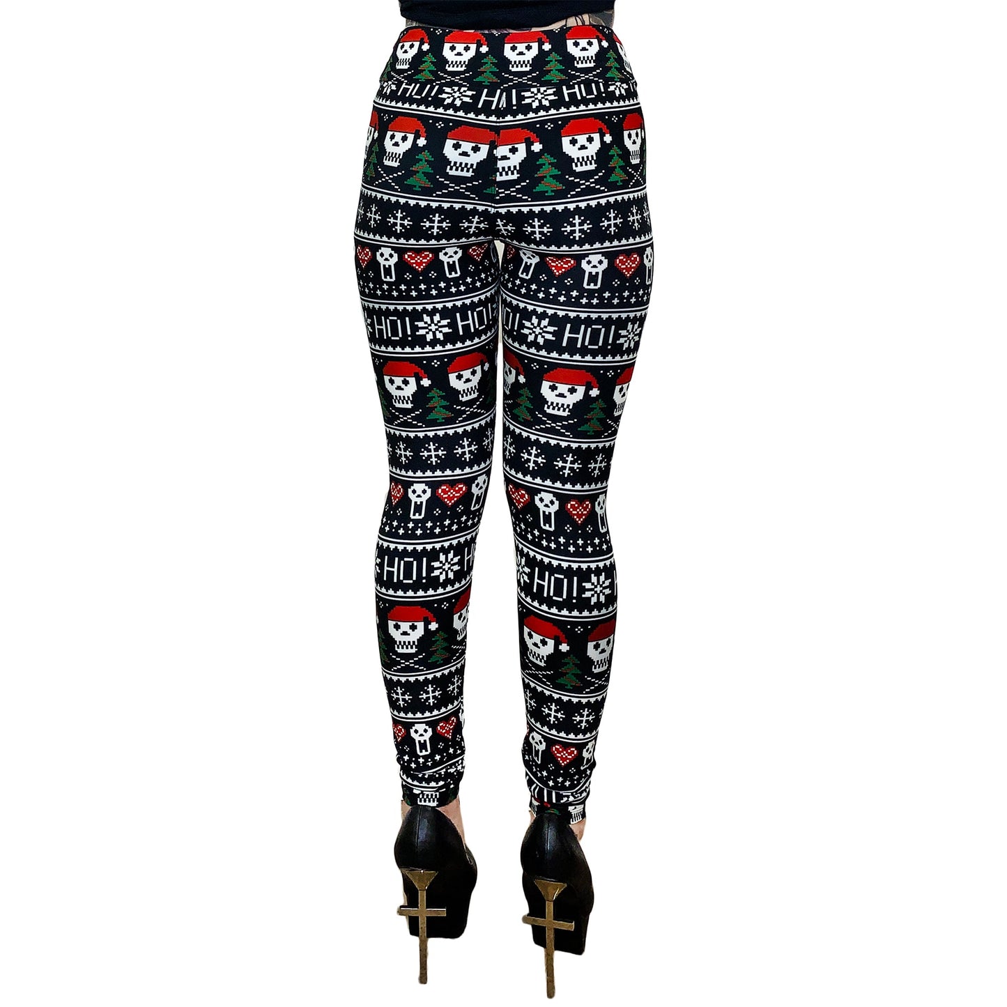 Ho Ho Ho Holiday High Waist Leggings