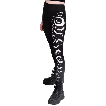 Bats And Stars High Waist Leggings