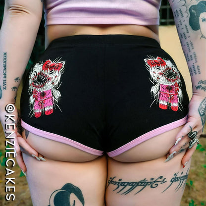 Hell Kitty Hello Metal Short Shorts