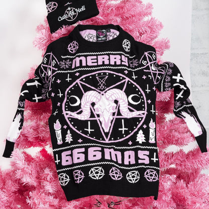 Too Fast | Christmas Sweater | Pink Merry 666mas