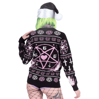 Too Fast | Christmas Sweater | Pink Merry 666mas