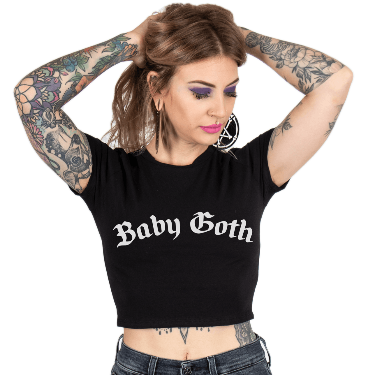 Too Fast | Crop Baby Tee | Baby Goth