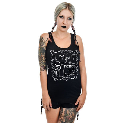 Too Fast | Racerback Tank Top | I, Myself, Am Strange And Unusual