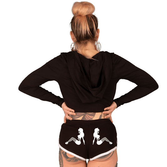 Too Fast | Short Shorts Black | Devil Dolls Mudflap Gals