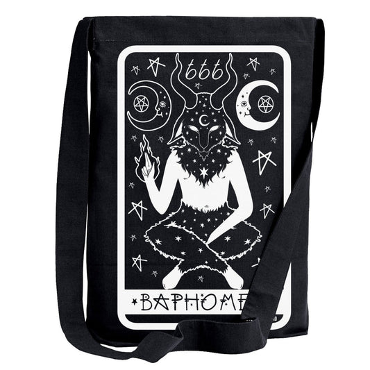 Too Fast | Baphomet Tarot Card Crossbody Sling Tote Bag