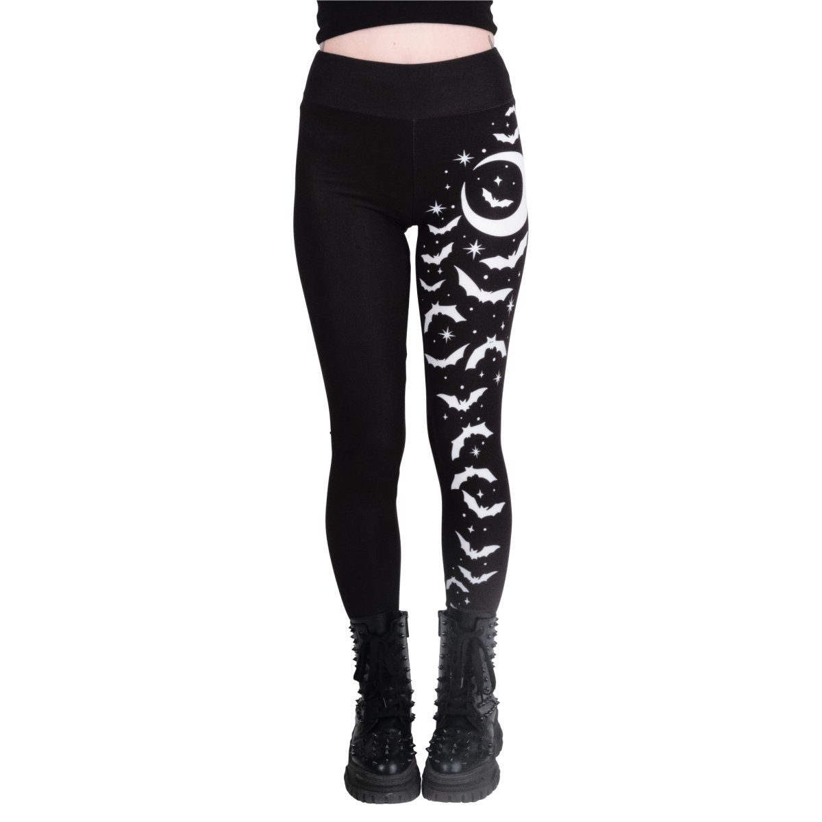 Too Fast | Bats And Stars High Waist Leggings