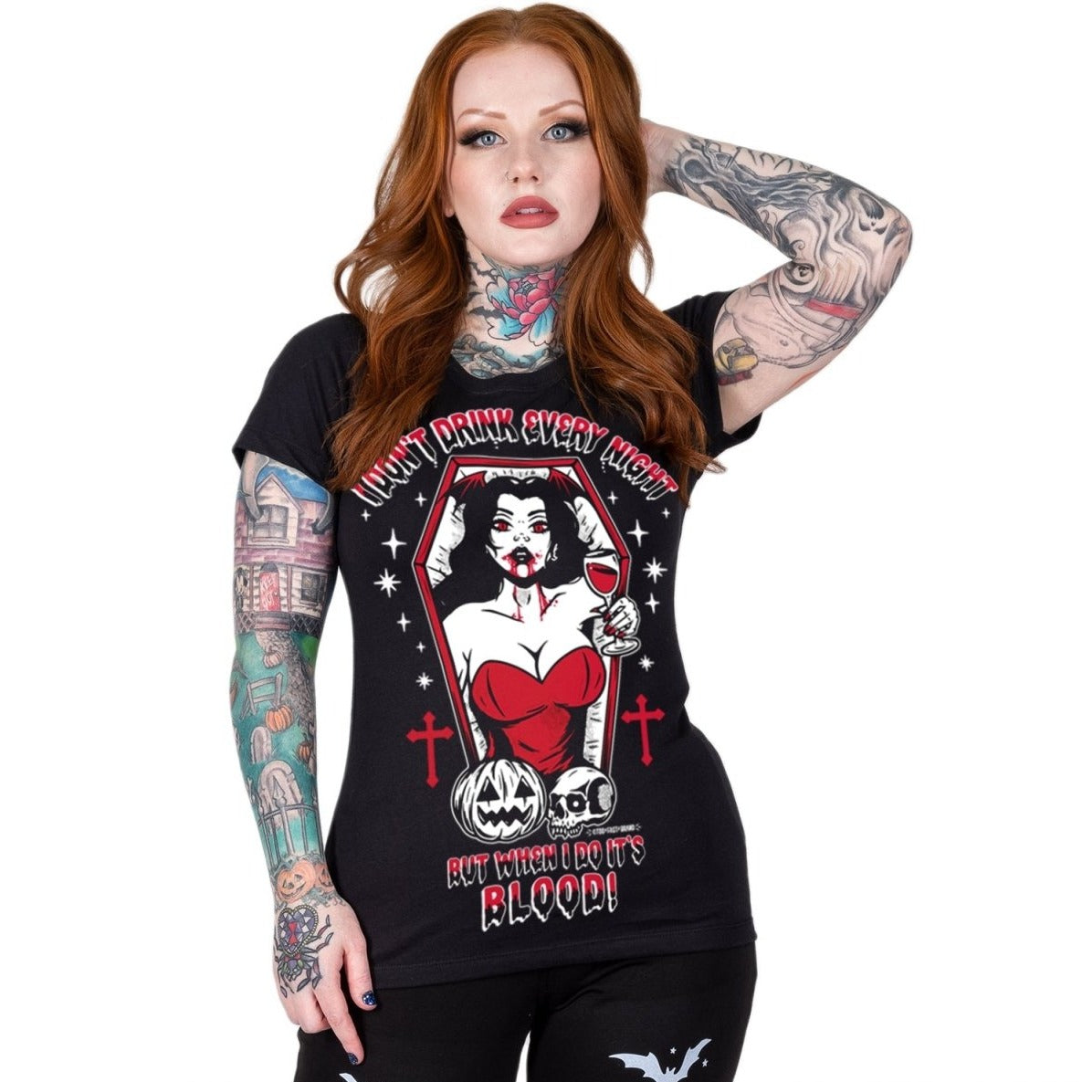 Too Fast | Bloody Night Vampire Graphic Tee