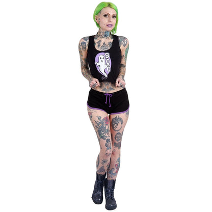 Too Fast | Boo! Spooky Ghost Cropped Tank Top