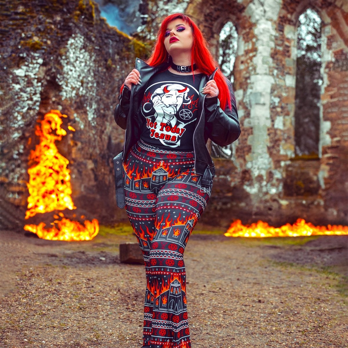 Too Fast | Burn Baby Burn Hellz Bellz Flares