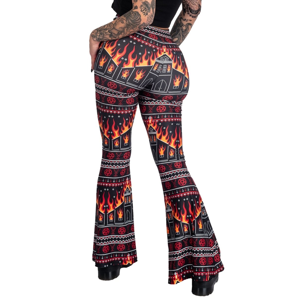 Too Fast | Burn Baby Burn Hellz Bellz Flares