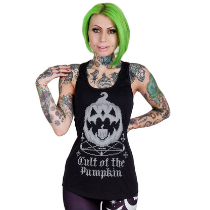 Too Fast | Cult Of The Pumpkin Racerback Tank Top