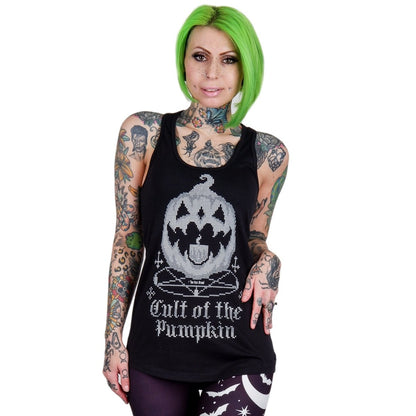 Too Fast | Cult Of The Pumpkin Racerback Tank Top