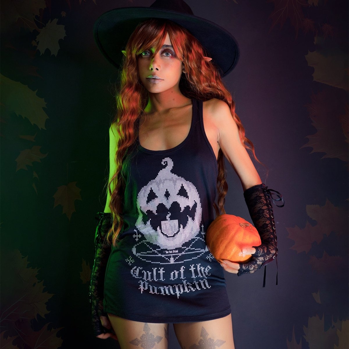 Too Fast | Cult Of The Pumpkin Racerback Tank Top