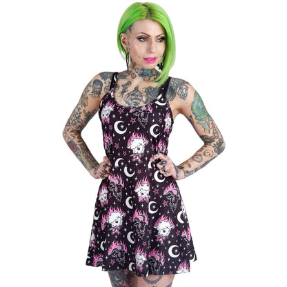 Too Fast | Cute Baby Demon Goats Skater Dress