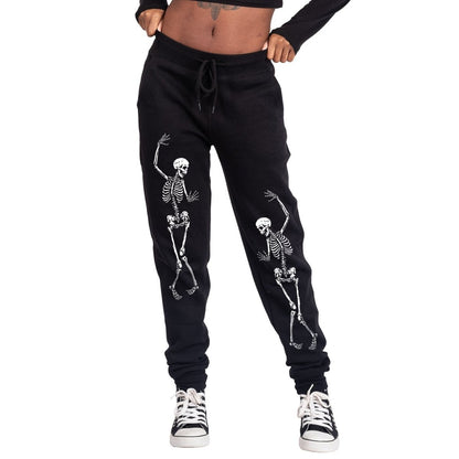 Too Fast | Drunken Skeleton Fleece Sweatpants