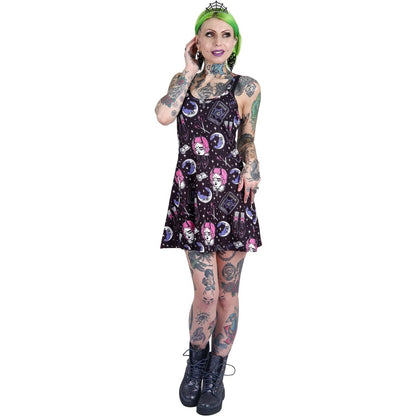 Too Fast | Grimoire Spells And Stars Skater Dress