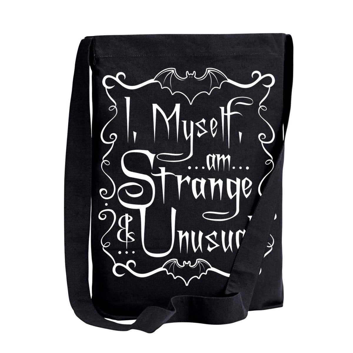 Too Fast | I Myself Am Strange And Unusual Crossbody Sling Tote Bag