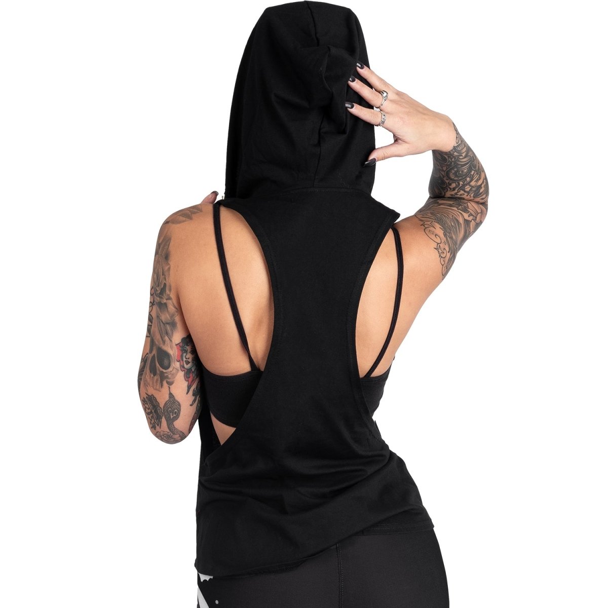 Too Fast | I Would Rot In Hell Studded Hooded Tank