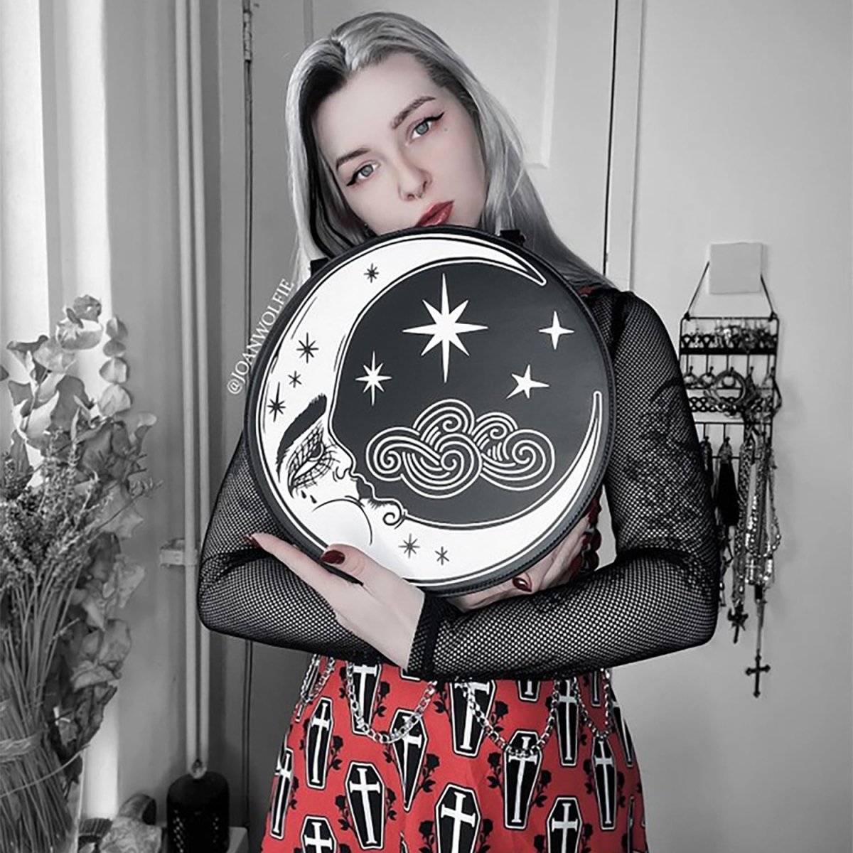 Too Fast | Loll3 Mystic Moon Round Purse