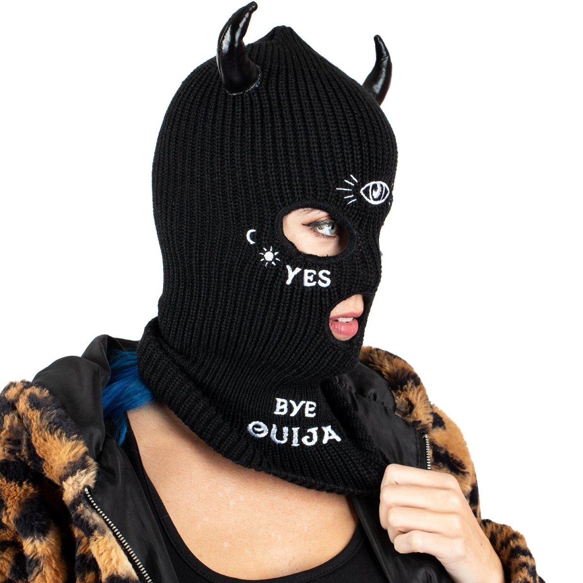 Too Fast | Ouija Magic Embroidered Balaclava Ski Mask