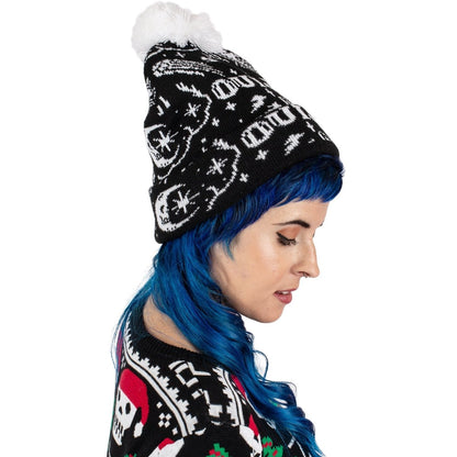 Too Fast | Ouija Magic Pom Pom Knit Beanie