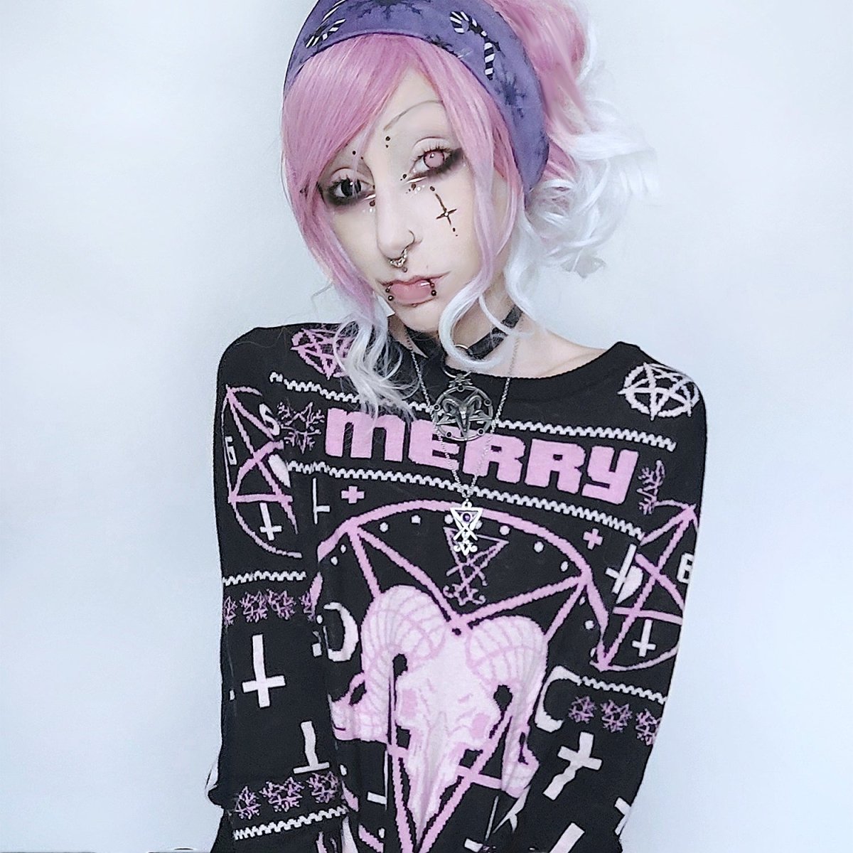 Too Fast | Pink Merry 666mas Knit Christmas Sweater