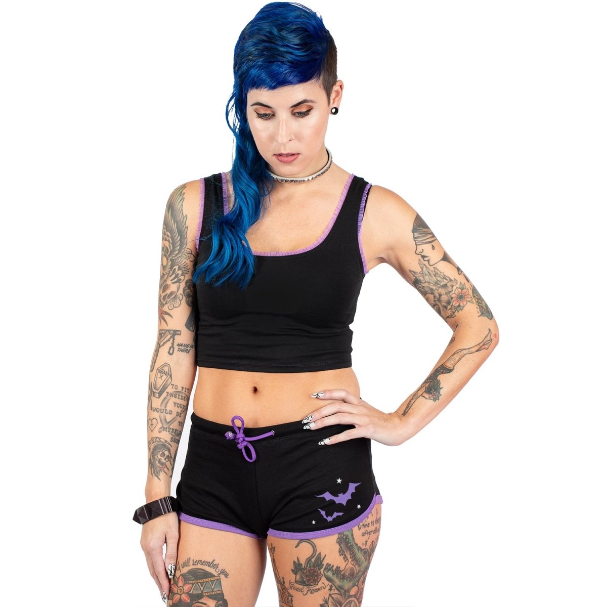 Too Fast | Purple Bats Short Shorts