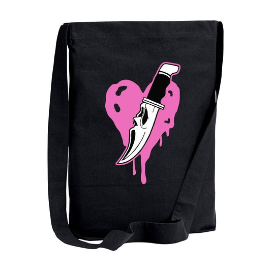 Too Fast | Scream Heart Crossbody Sling Tote Bag