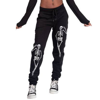 Too Fast | Skeleton Models Fleece Sweatpants