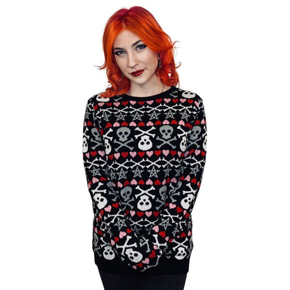 Too Fast | Skulls And Stars Christmas Sweater