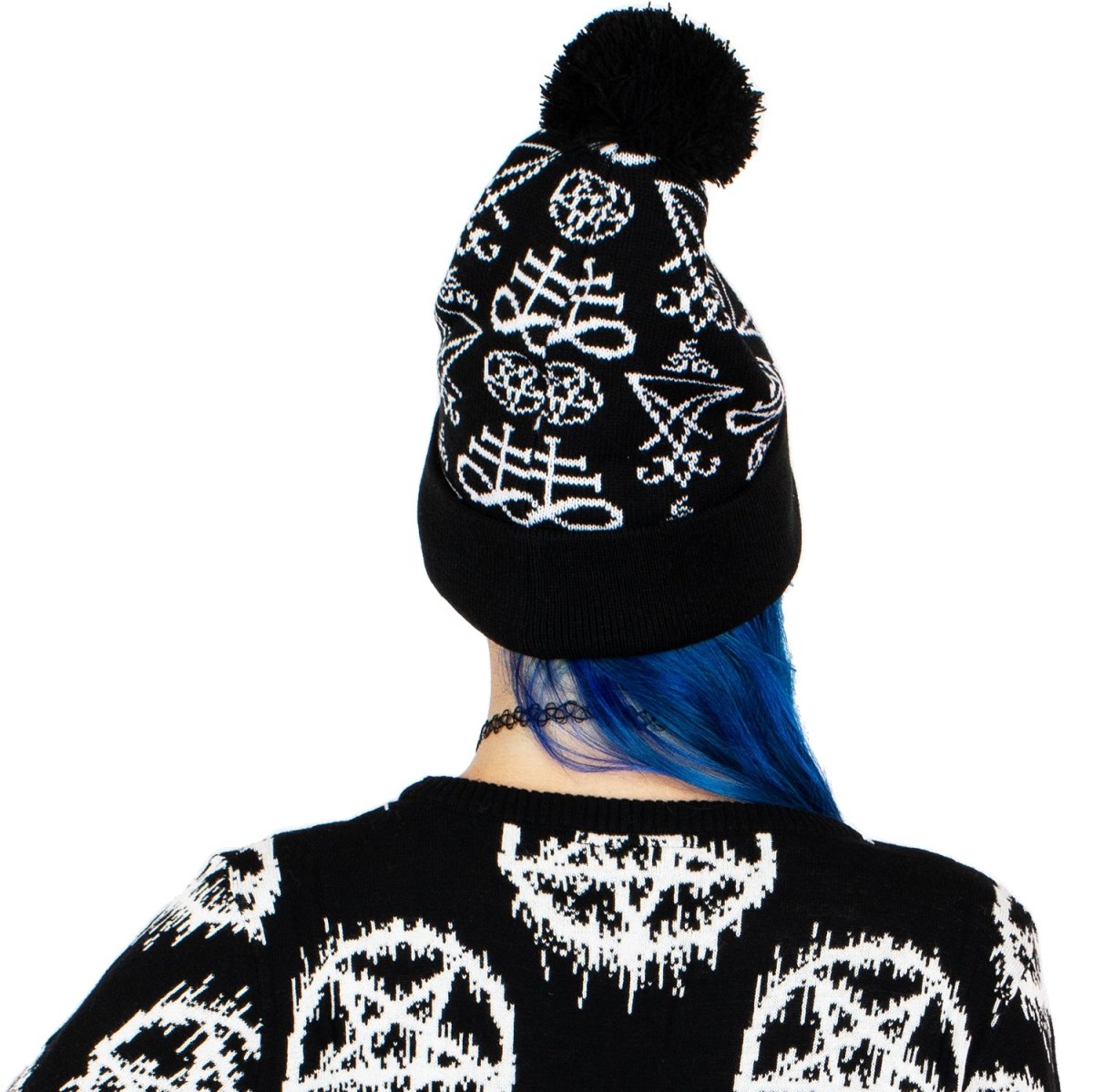 Too Fast | Witch Bitch Pom Pom Knit Beanie