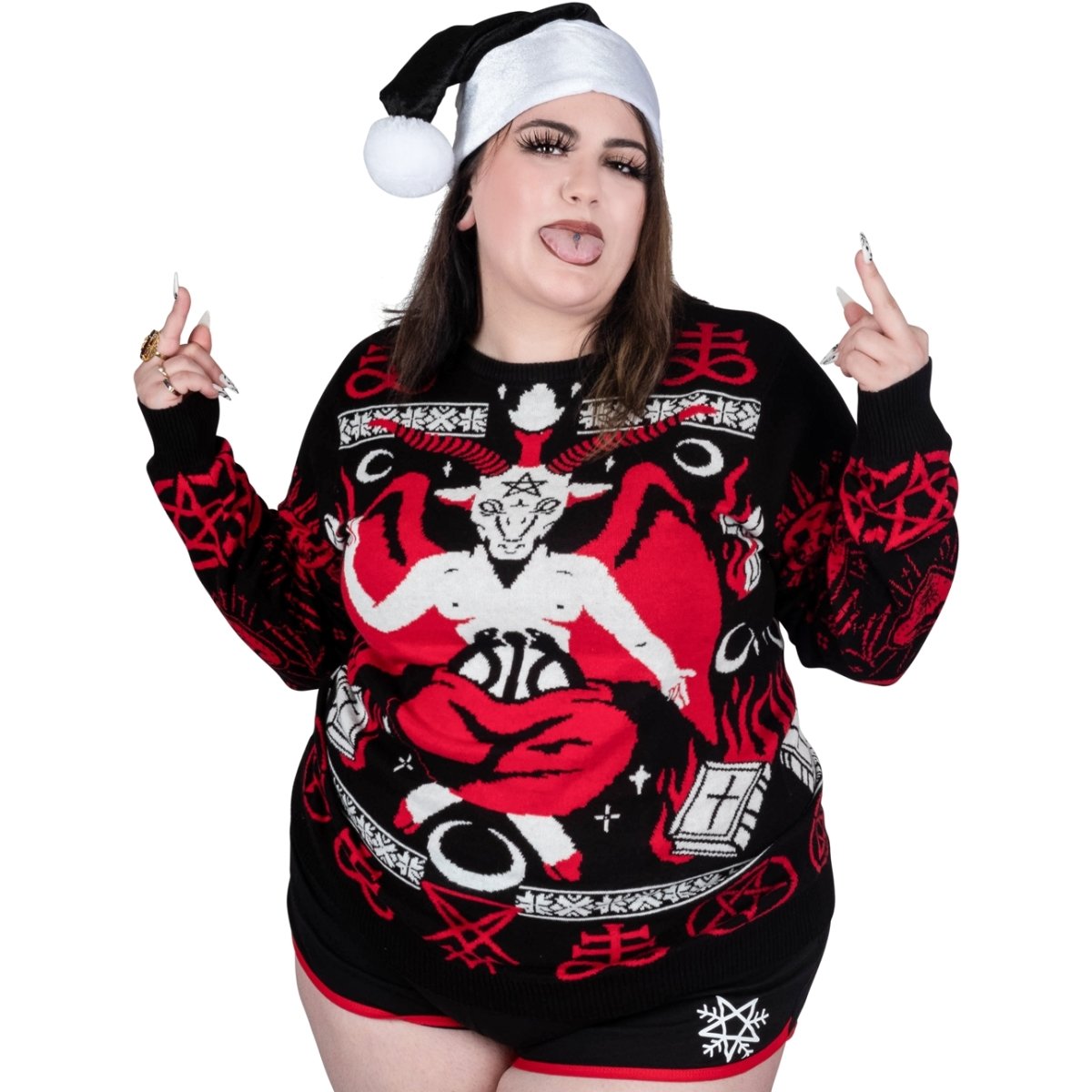 Too Fast | Christmas Sweater | Baphoclaus Satanic Xmas