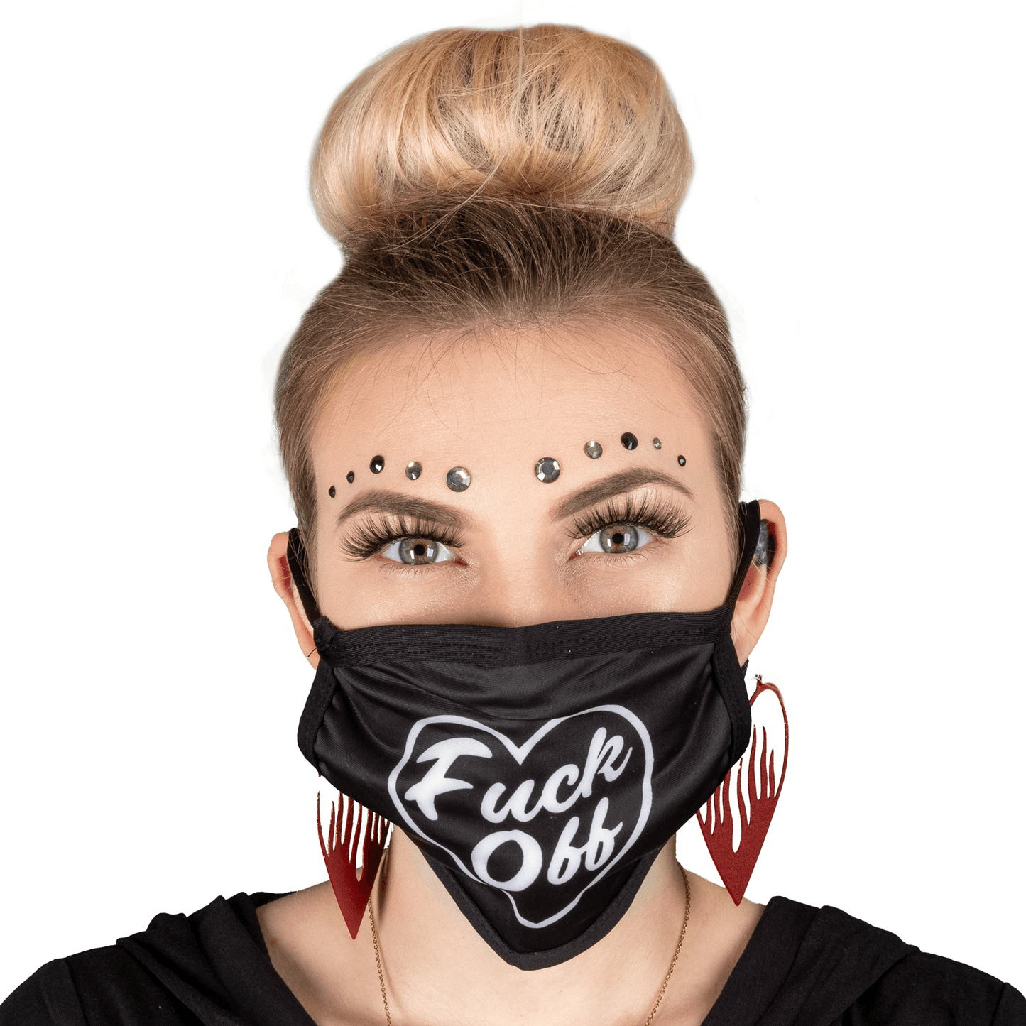Too Fast | Cloth Face Mask Printed | F Off Heart