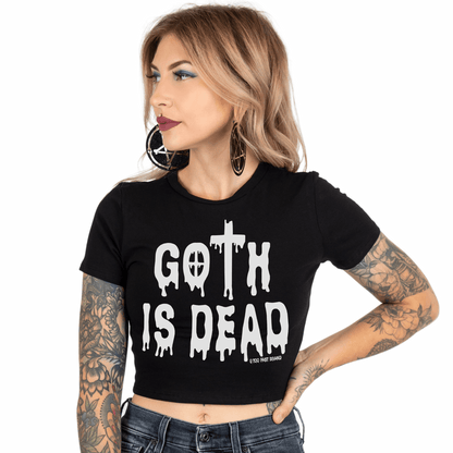 Too Fast | Crop Baby Tee | Goth Is Dead