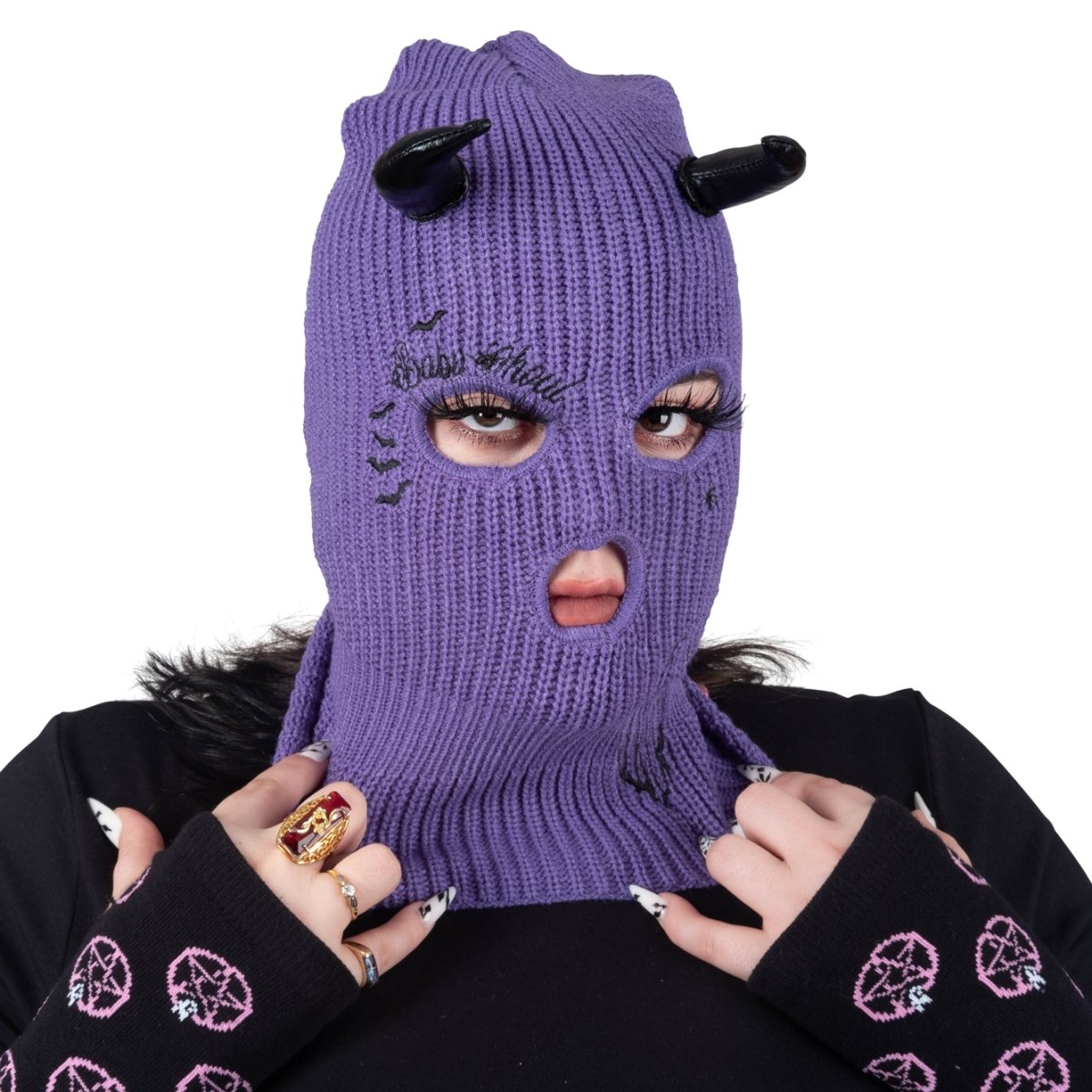 Too Fast | Embroidered Balaclava Ski Mask | Baby Ghoul
