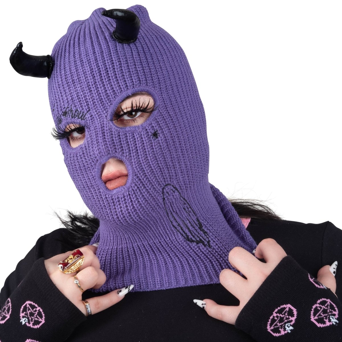 Too Fast | Embroidered Balaclava Ski Mask | Baby Ghoul