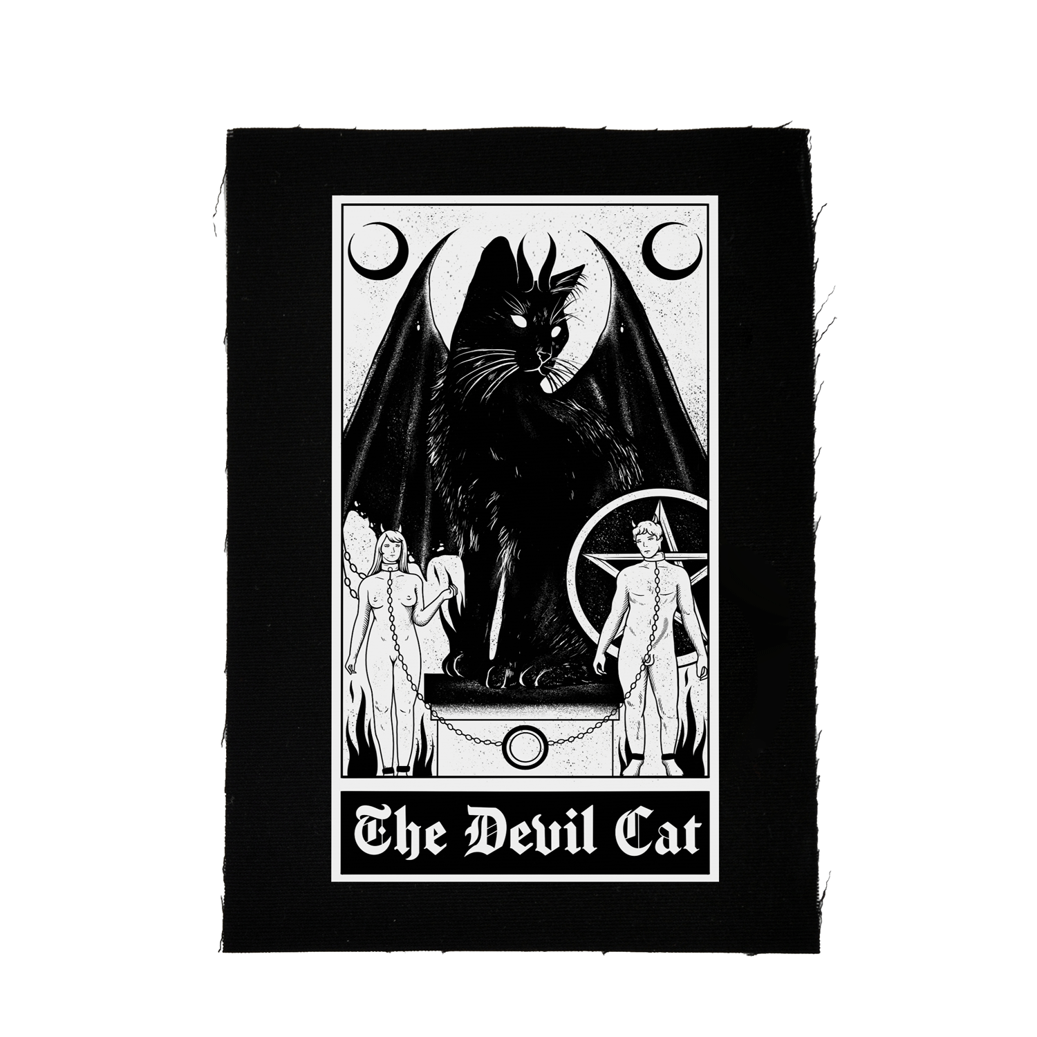 Too Fast | Punk Patch | Devil Cat Tarot Card