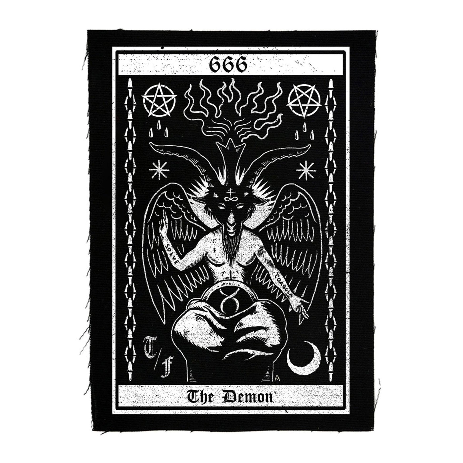 Too Fast | Punk Patch | The Demon Tarot Card Satan 666 The Devil