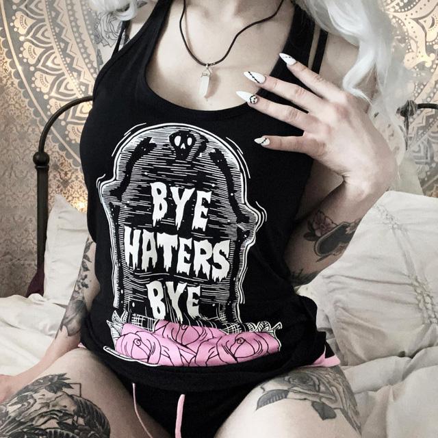 Too Fast | Racerback Tank Top | Bye Haters Loll3
