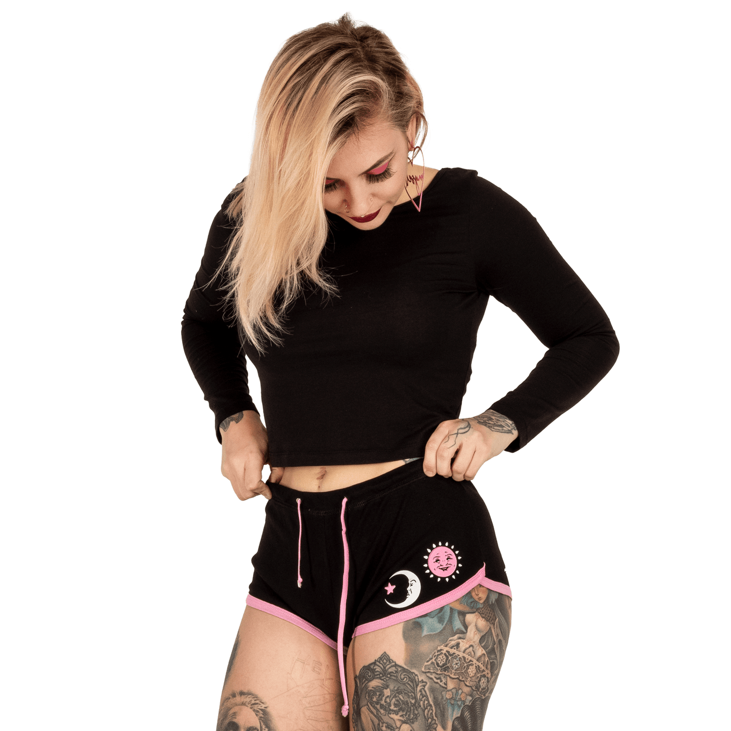 Too Fast | Short Shorts Black Pink | Witch Bitch