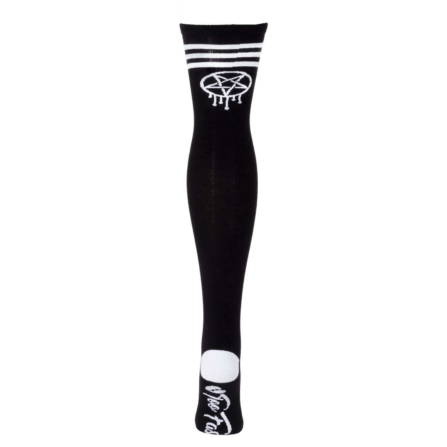 Too Fast | Socks Thigh High | Sporty Gram Pentagram Sport Stripe