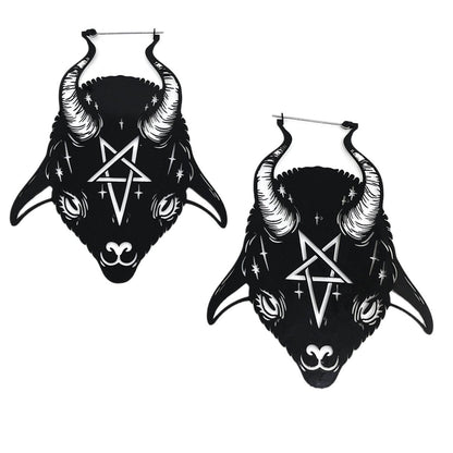 Too Fast | Baby Goat Devil Earrings