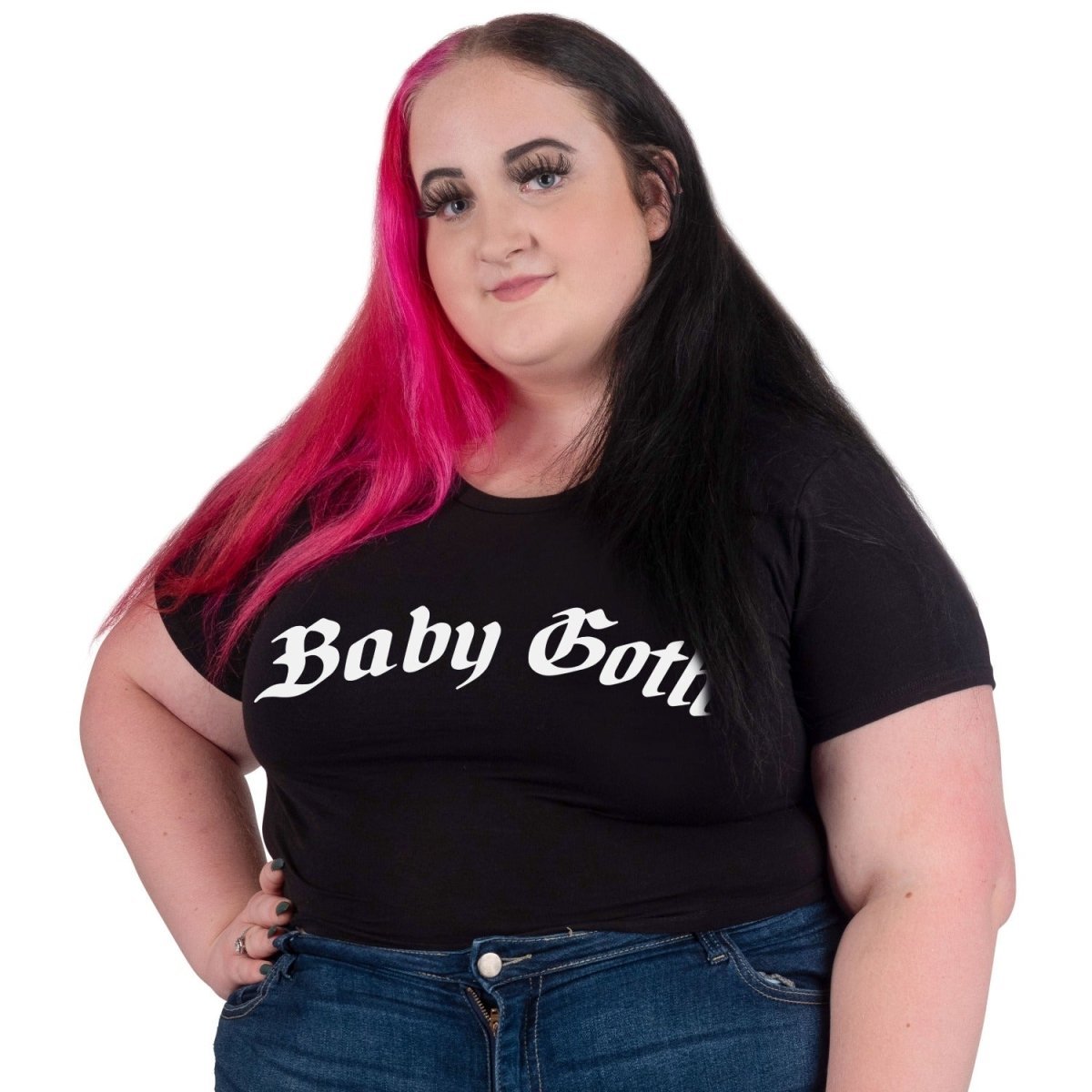 Too Fast | Baby Goth Cropped Baby Tee