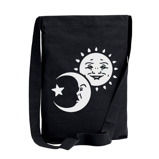 Too Fast | Celestial Sun And Moon Crossbody Sling Tote Bag
