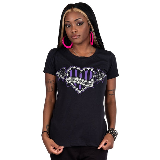 Too Fast | Daddy's Little Ghoul Womens Graphic T Shirt