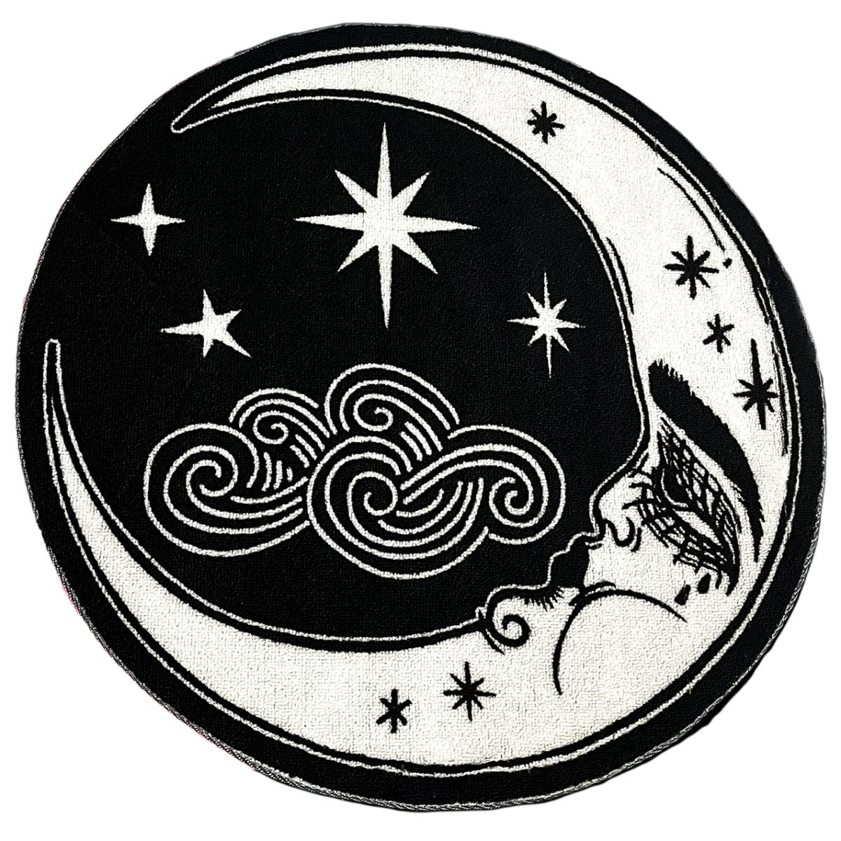 Too Fast | Loll3 Luna Mystical Moon Shaped Rug